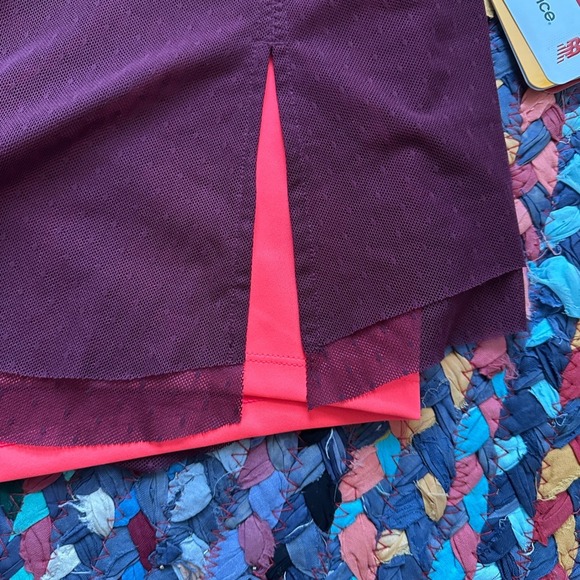 NWT New Balance Tournament Skort Maroon Women's Size XL Tennis Pickleball - Picture 6 of 16